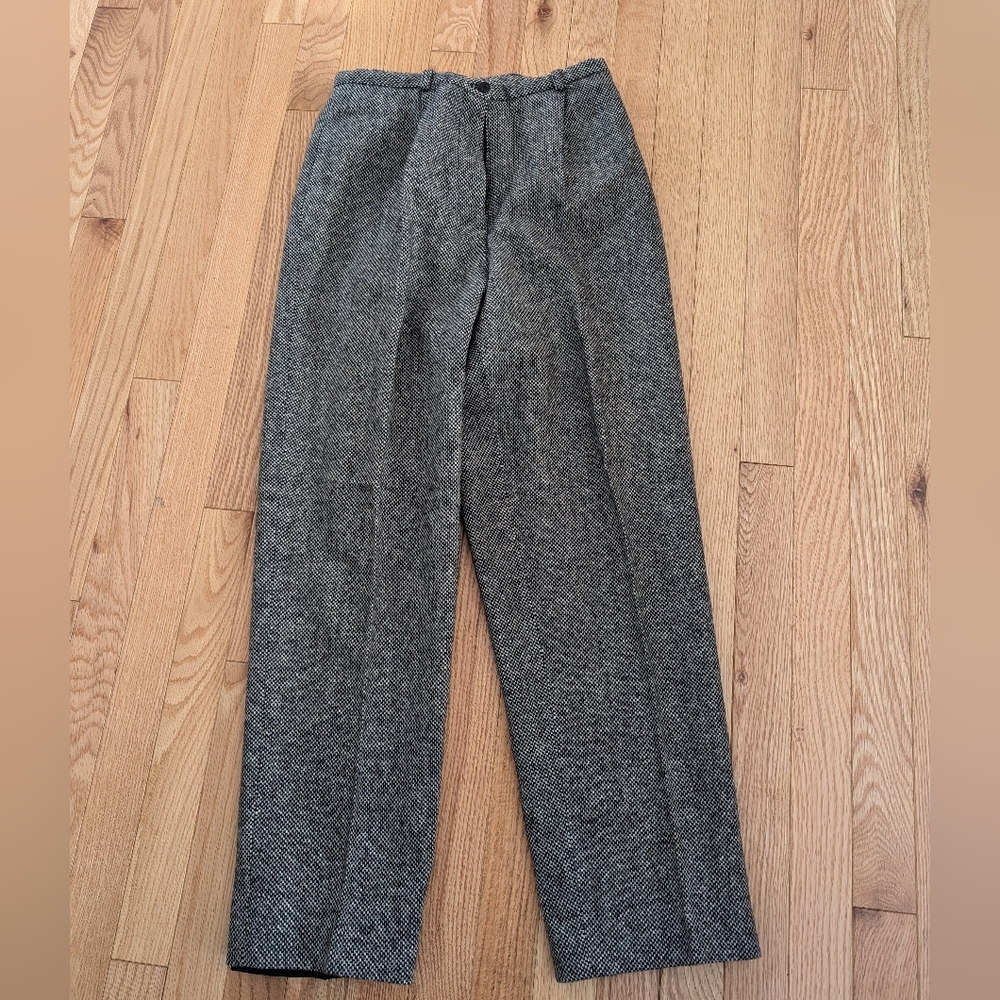 High waisted 💯 Wool Pants sz 6 minimalist